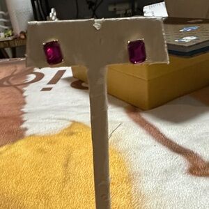 Elegant Pink Stud Earrings